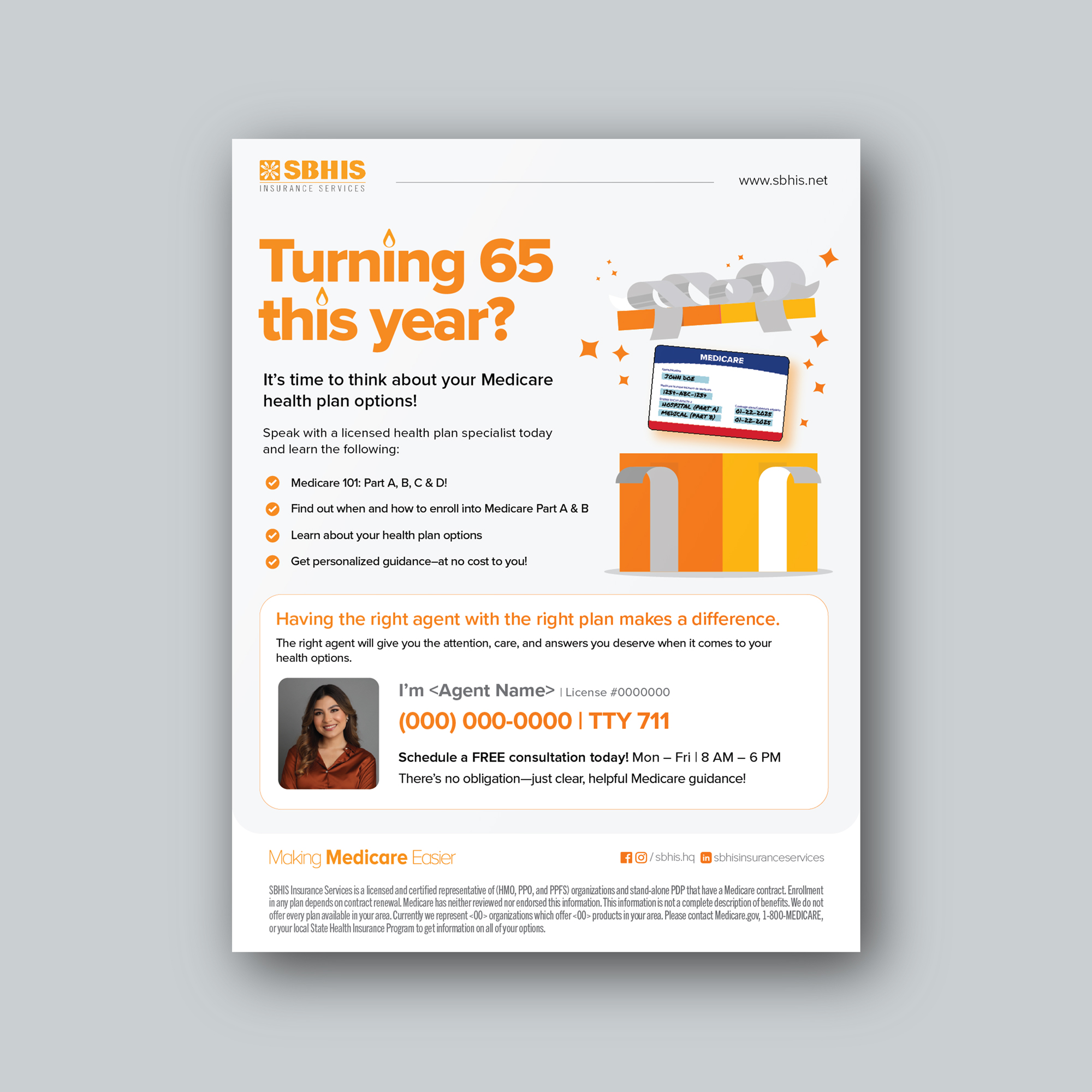 Turning 65? Flyer | Indigo Shop